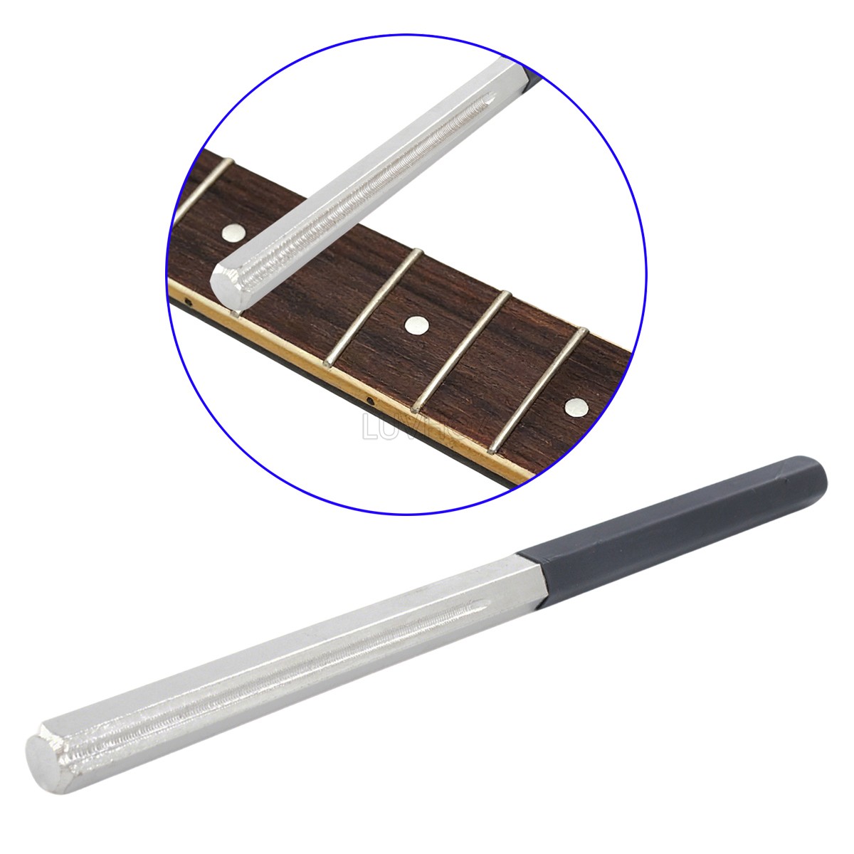Guitar Fret Crowning Dressing File 3 Size Edges 1mm 2mm 3mm narrow medium wide