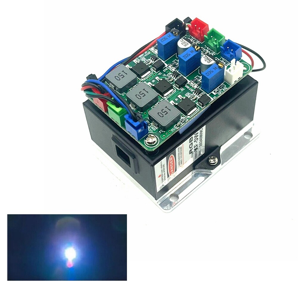 RGB 5W-5000mw Full Color Laser Module Stage Laser Lights TTL/Analog Control