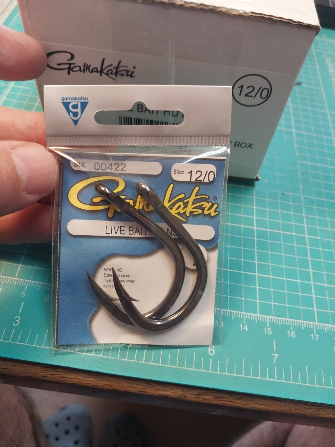Gamakatsu Live Bait HD Nsb 12/0  20 Packs 40 Hooks New