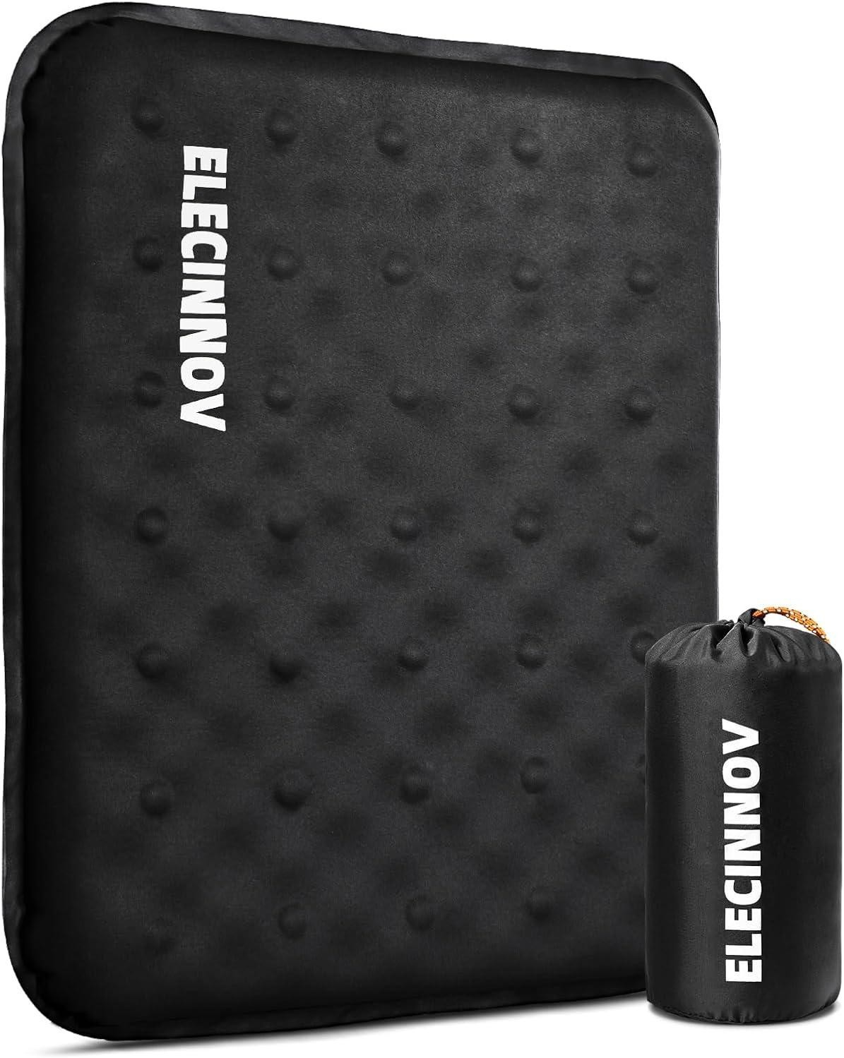 Inflatable Seat Cushion, Self Inflating Memory Foam Portable Stadium Seat