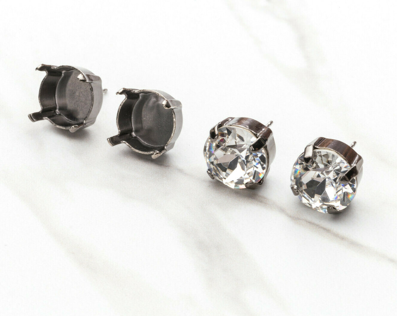 11mm | Classic Stud DIY Earring Bases |(EE 10)