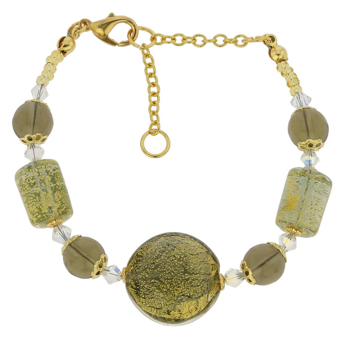 GlassOfVenice Murano Glass Ca D'Oro Bracelet - Cloudy Sky