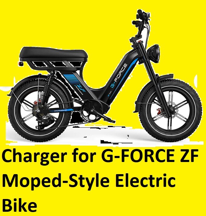 🔥power supply battery Charger for G-FORCE ZF Moped-Style Electric Bike 3A