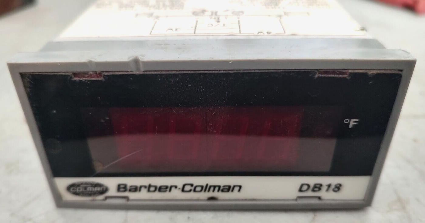 BARBER-COLMAN DB18 TEMPERATURE DISPLAY MODULE
