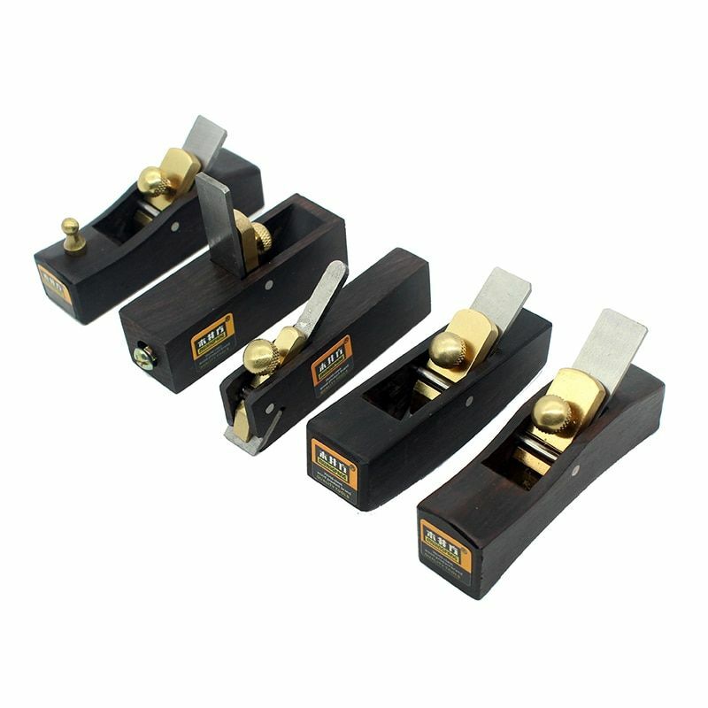 DIY Mini Hand Planes Carpentry Woodwork Tools 5pcs or 1pc Ebony Joinery Set