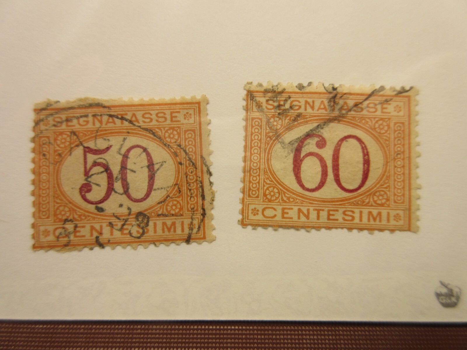 ITALY Scott J10, J11 USED Cat $5.95