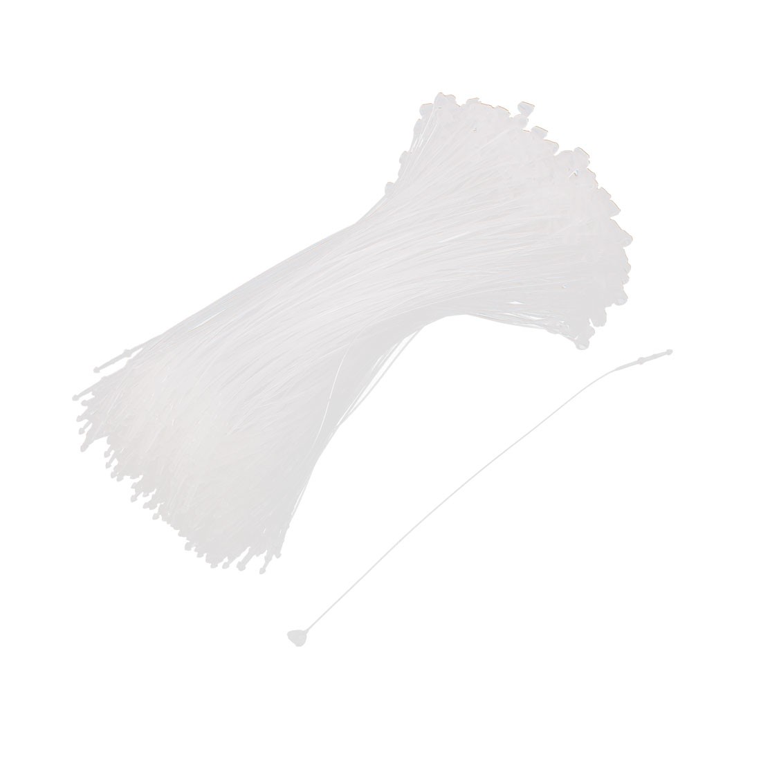 500Pcs Snap Lock Pin Security Loop Plastic Tag Fastener Tie 5"