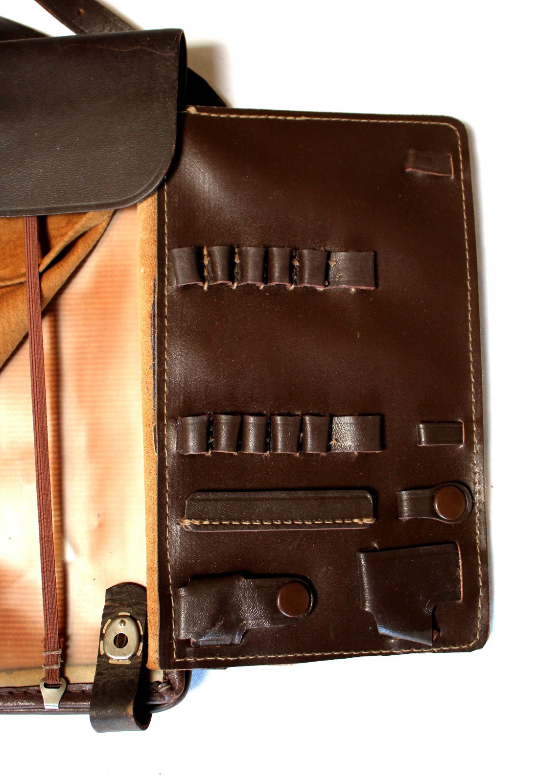 Soviet Military USSR Officer Vintage 1982 Genuine Leather Map Case–Planshet #79
