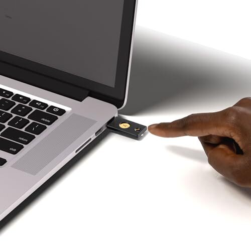 Yubico - Security Key NFC - Black - Two-Factor authentication 2FA Security Ke...