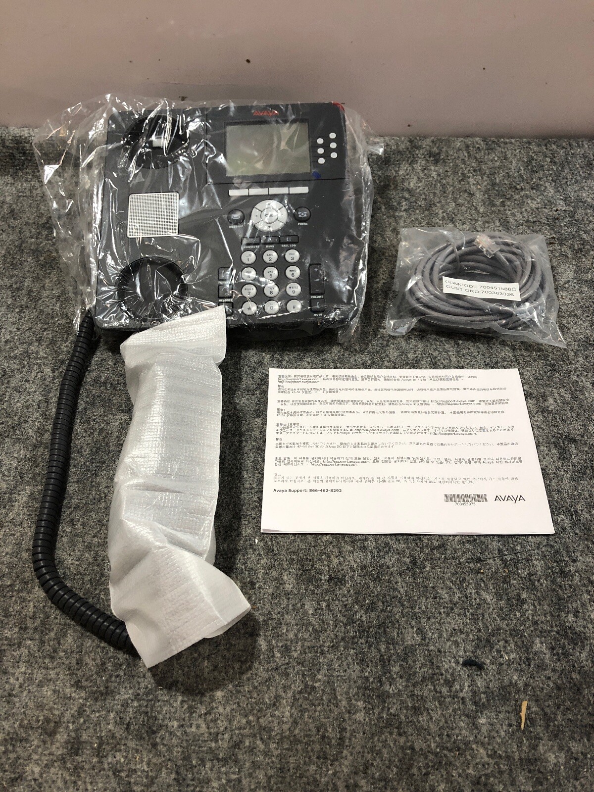 AVAYA 9630 9630D01A-1009 Office Business Phone w/ Stand
