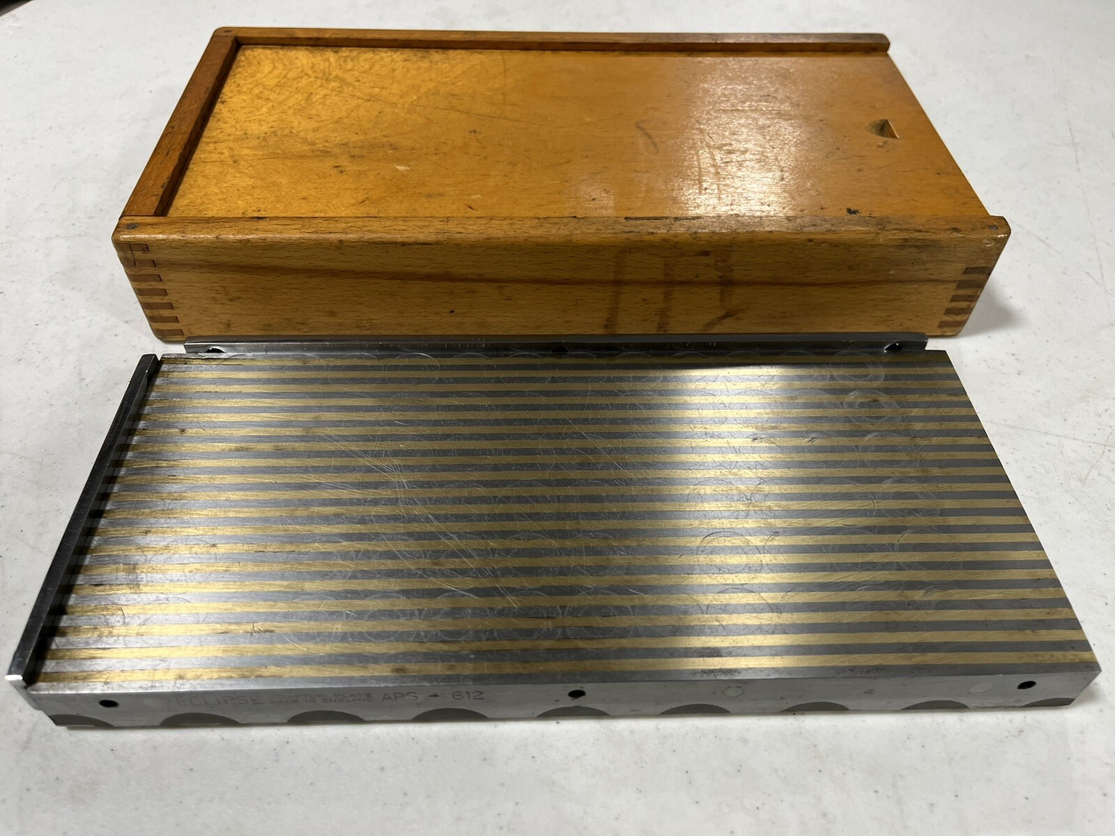 Eclipse Magnetic Chuck Adaptor Plate Model Type APS 612 Grinder Grinding