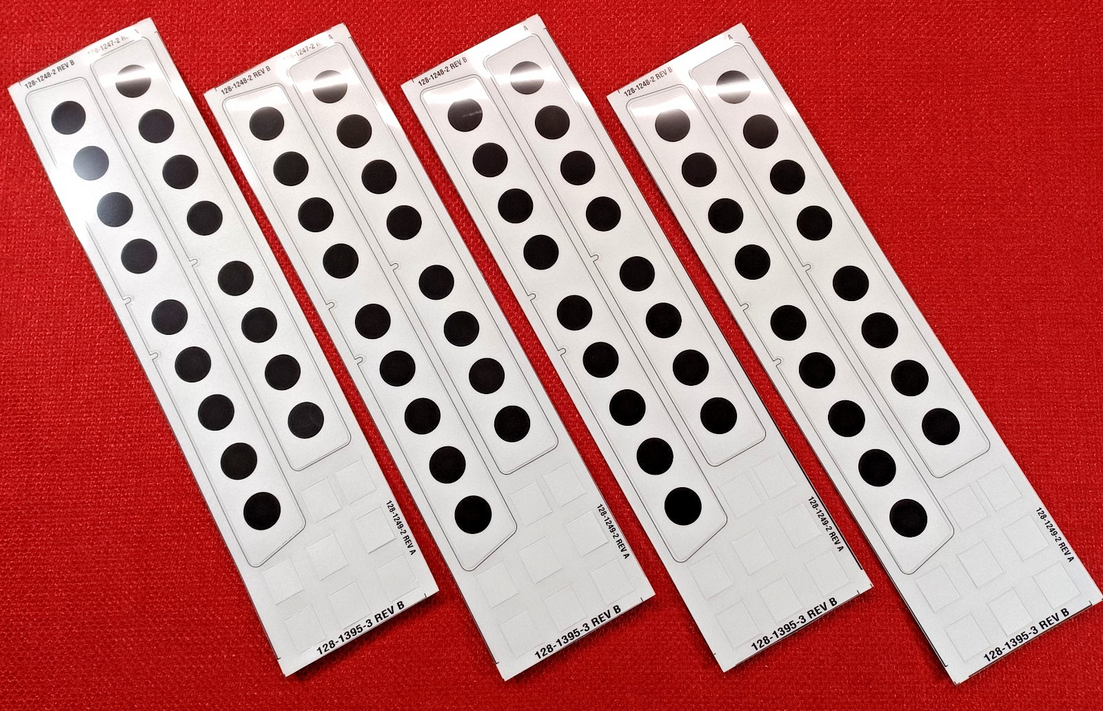 Hunter Hawkeye Elite Wheel Alignment Target OEM Field Replace Decals 128-1395-3
