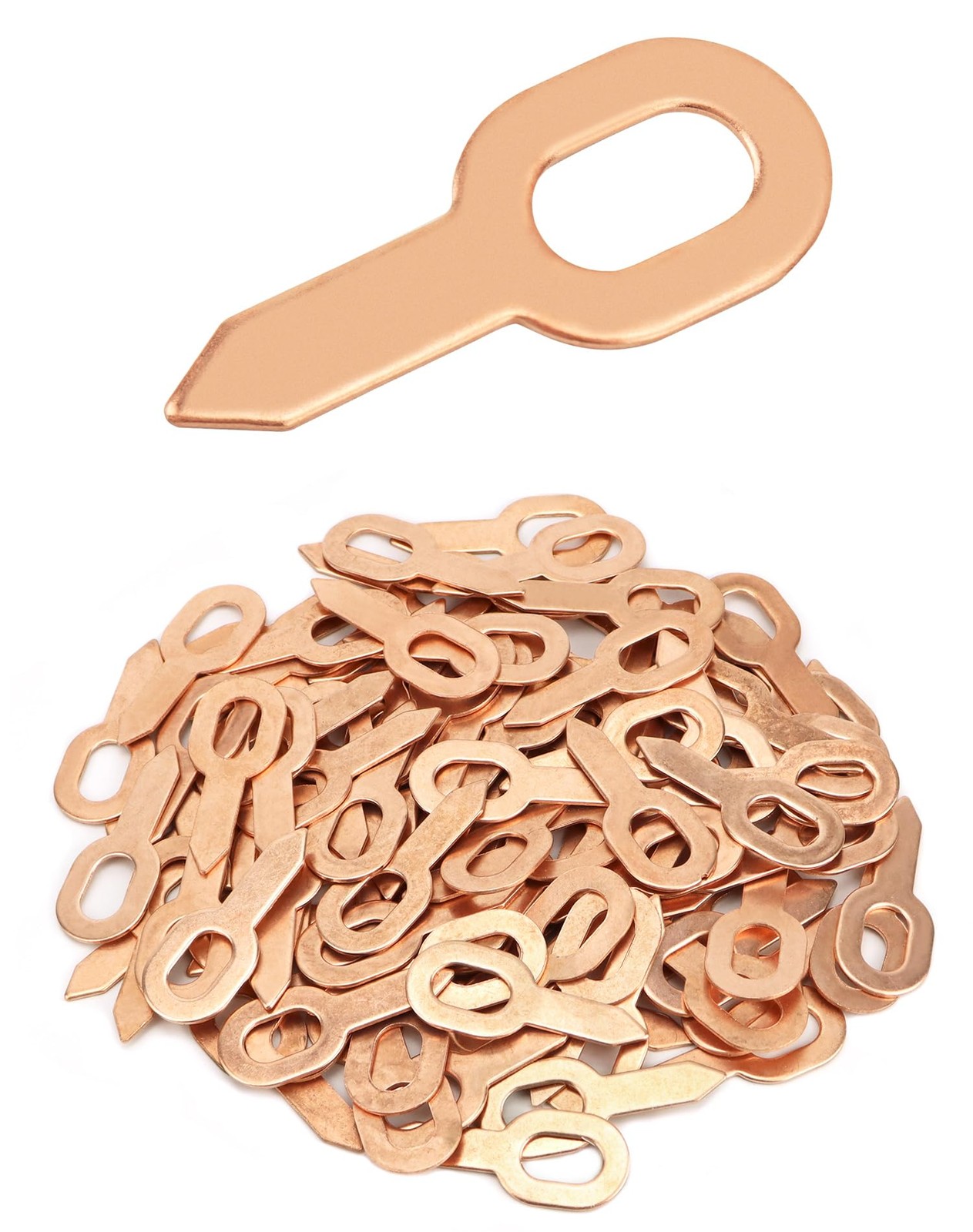 QWORK Dent Puller Rings, 100 Pcs Pulling Straight Washer, Metal 100