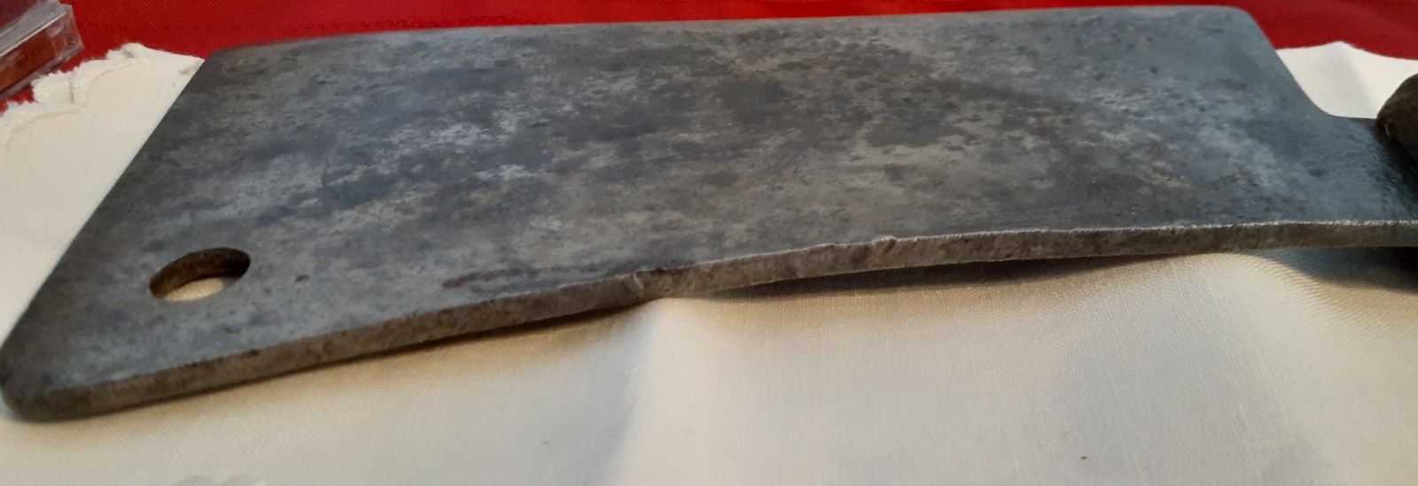 Vintage Briddell Cleaver Solid Steel Kitchen Knife USA