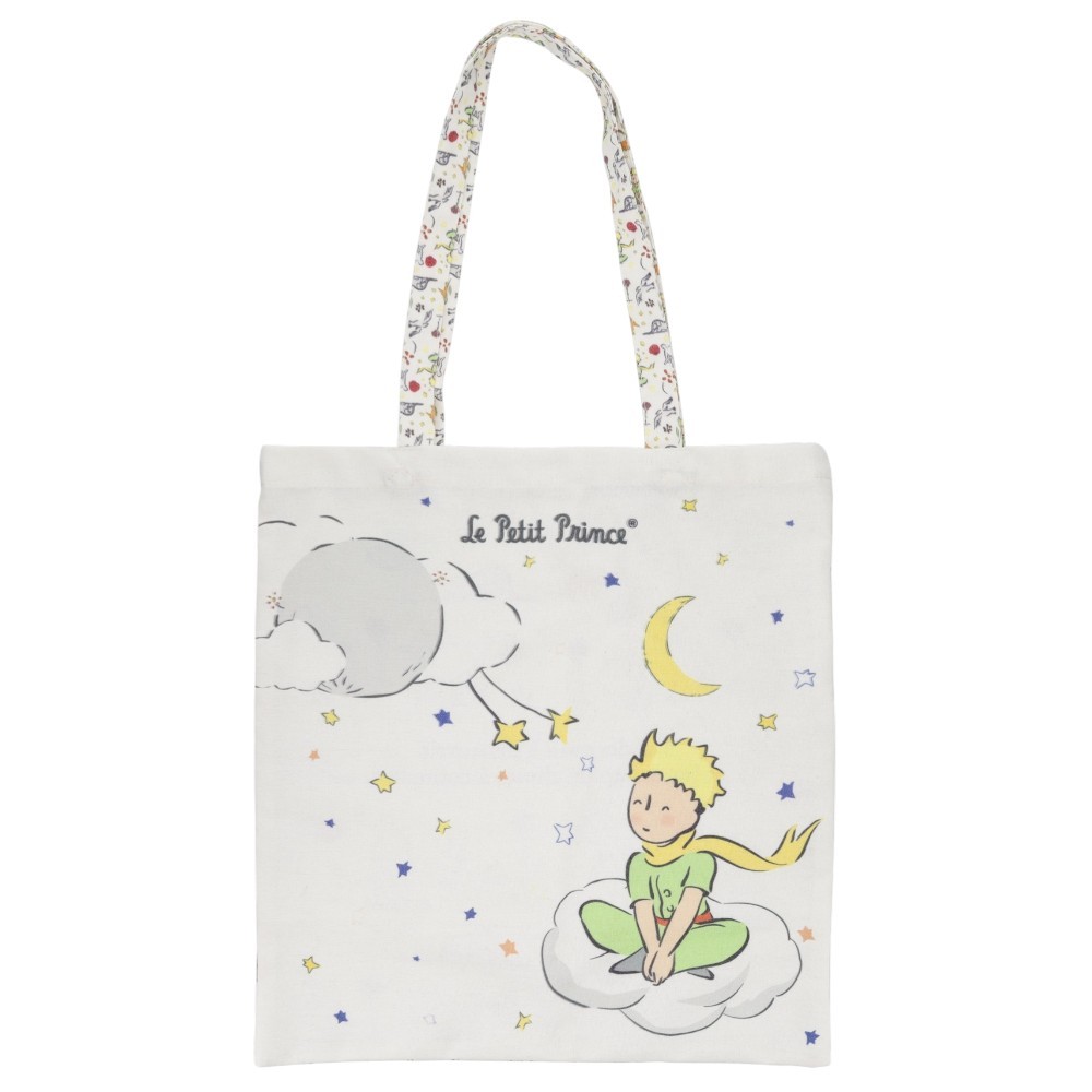 Kiub The Little Prince Sitting on a Cloud Cotton Bag (37x40cm)