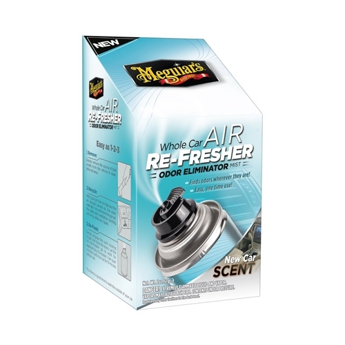 Meguiars G16402 Whole Car Air Refresher Odor Eliminator, New Car Scent 2 oz.
