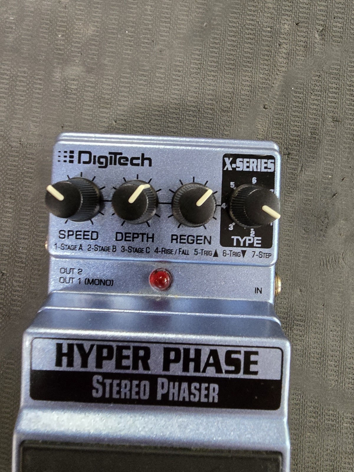 DIGITECH Hyper Phase - X-Series Stereo Phaser Guitar Pedal