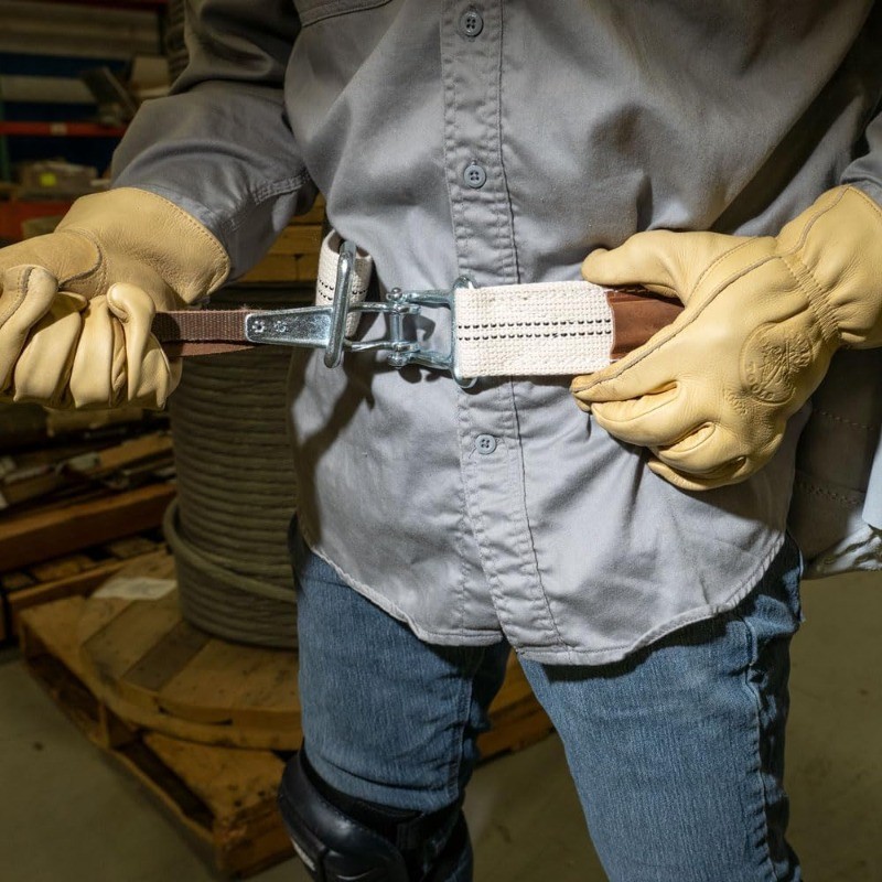 Tool Belt with Quick-Release Buckle, Cotton/Polyester Blend, Medium