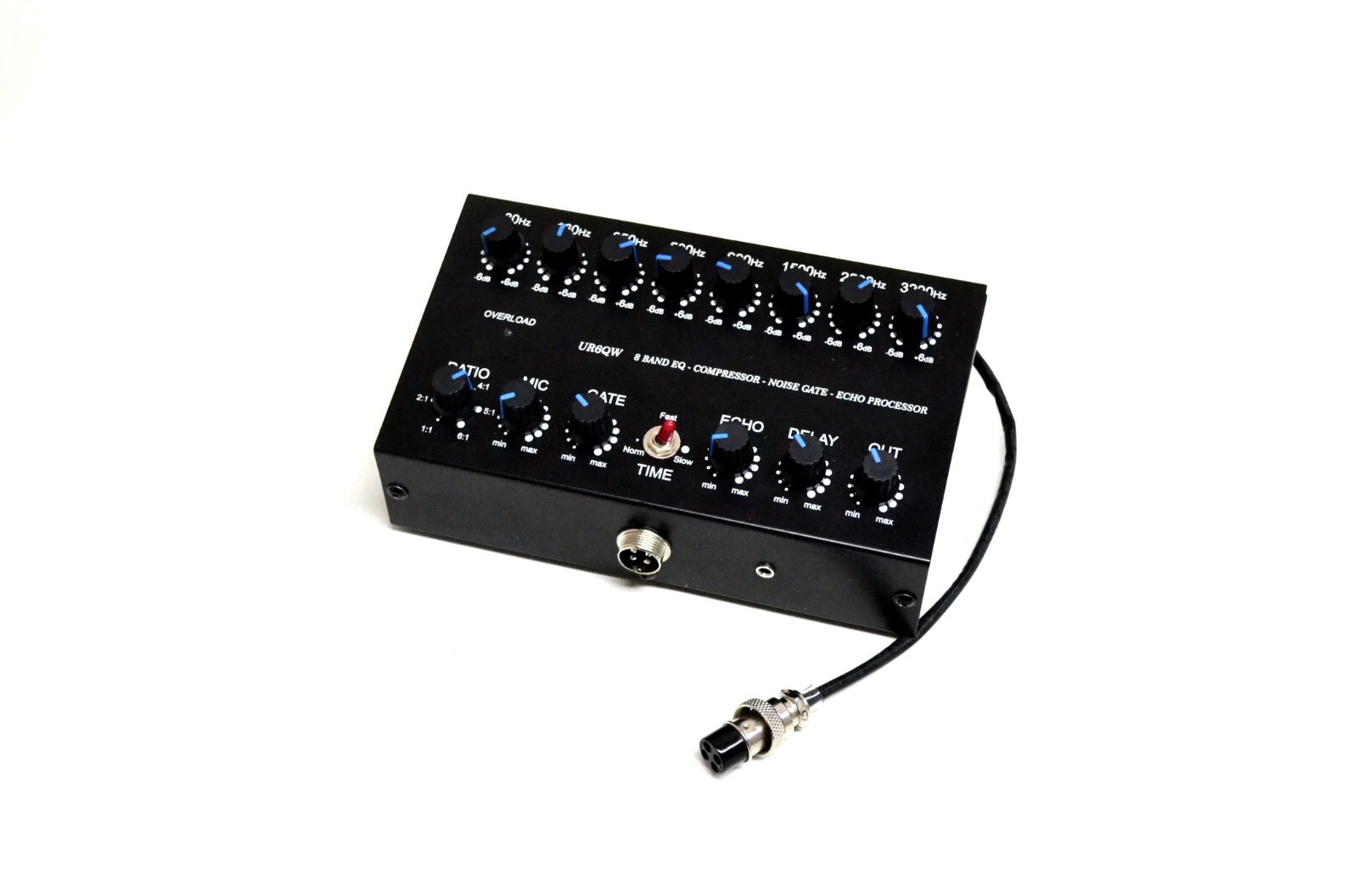 CB radio Ranger RCI 2950 2970 2995 8 Band Microphone Sound EQ Noise Gate 6pin