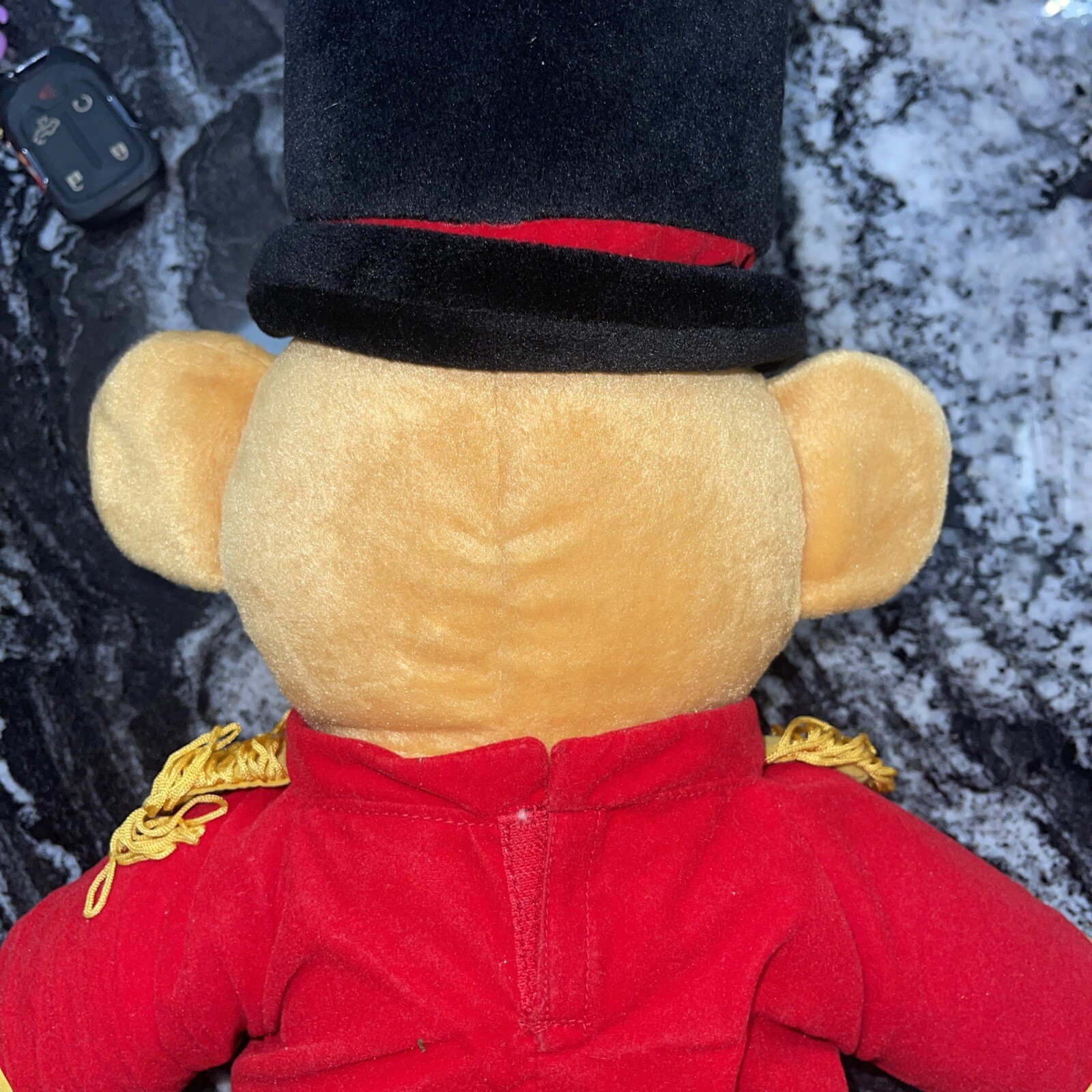 F A O Schwarz Christmas Marching Bear Plush