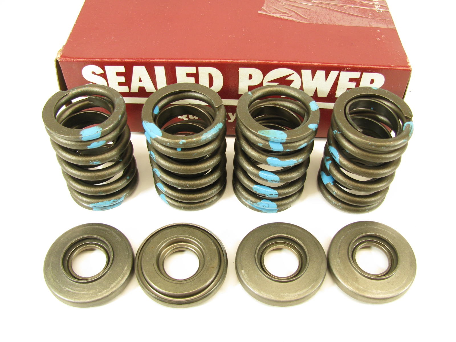 (4) Sealed RC-138A Exhaust Valve Spring Rotocap 1966-1993 GM Truck 366 427 454