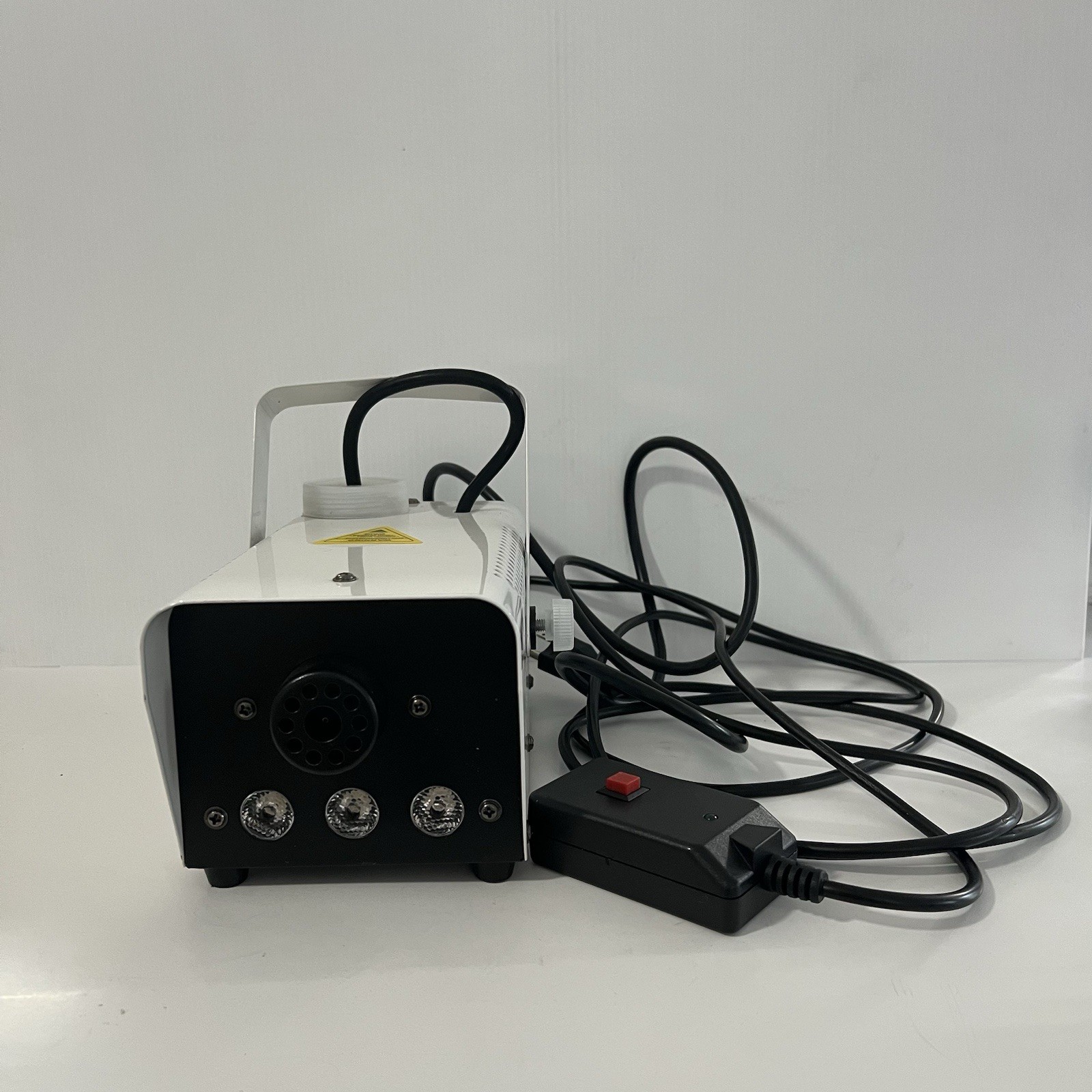 Fog Machine Smoke Machine Controllable LED Light 400W and 3 LED Lights White