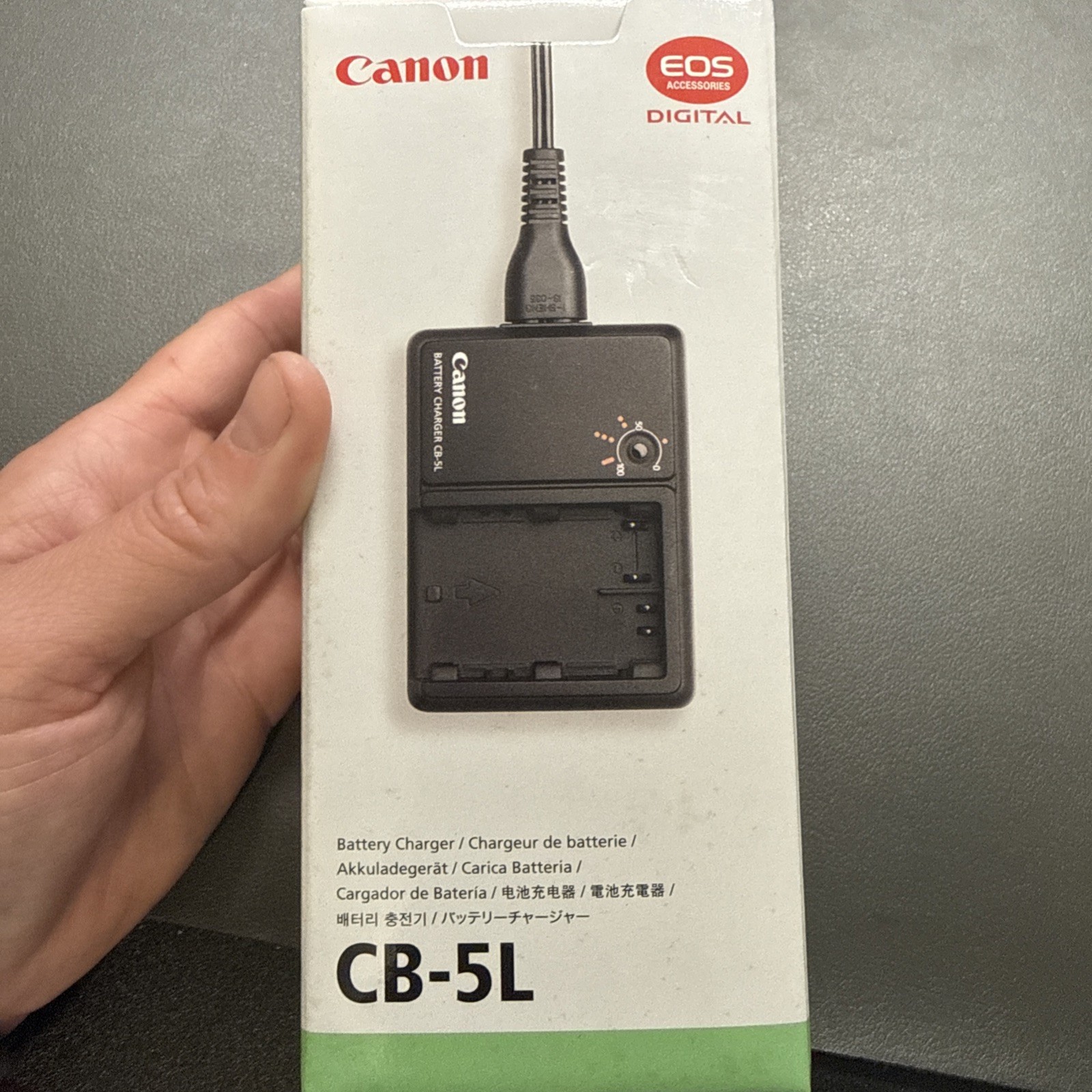 NEW Canon CB-5L Battery Charger for EOS OEM Genuine