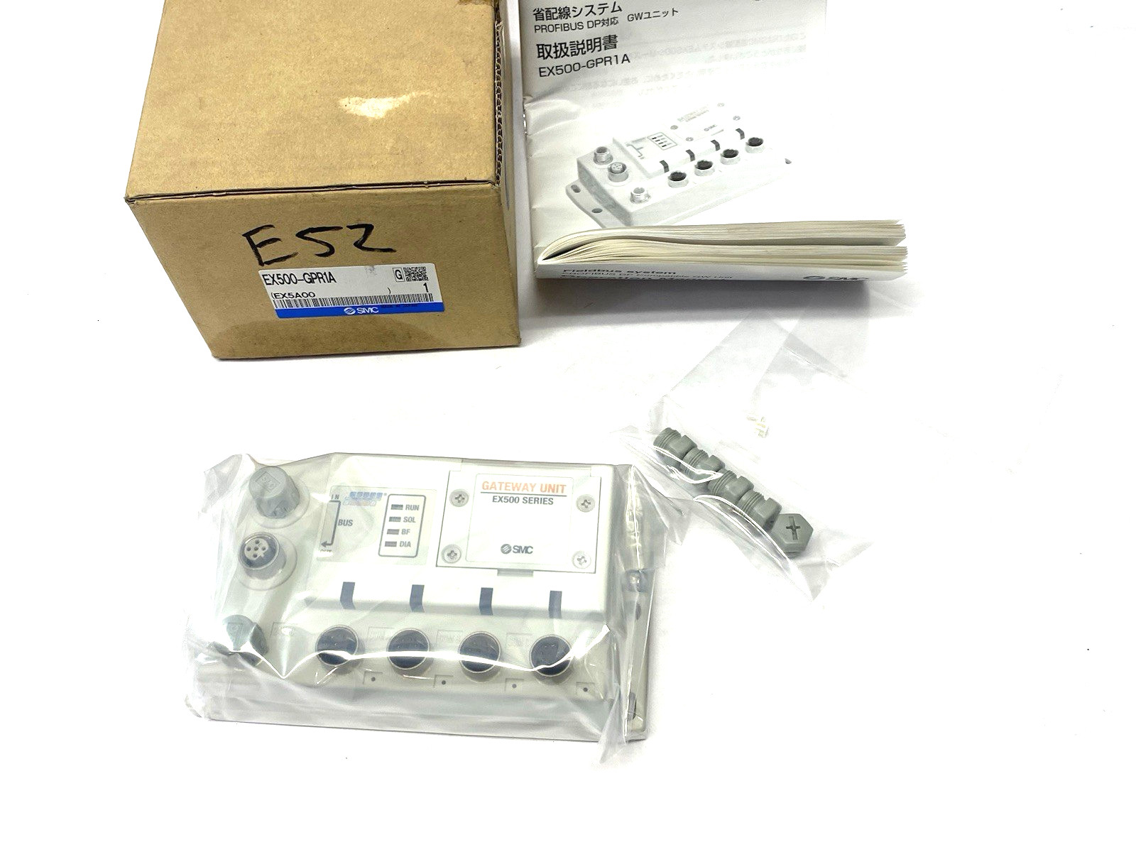 SMC EX500-GPR1A Serial Interface Unit, PROFIBUS, 64/64