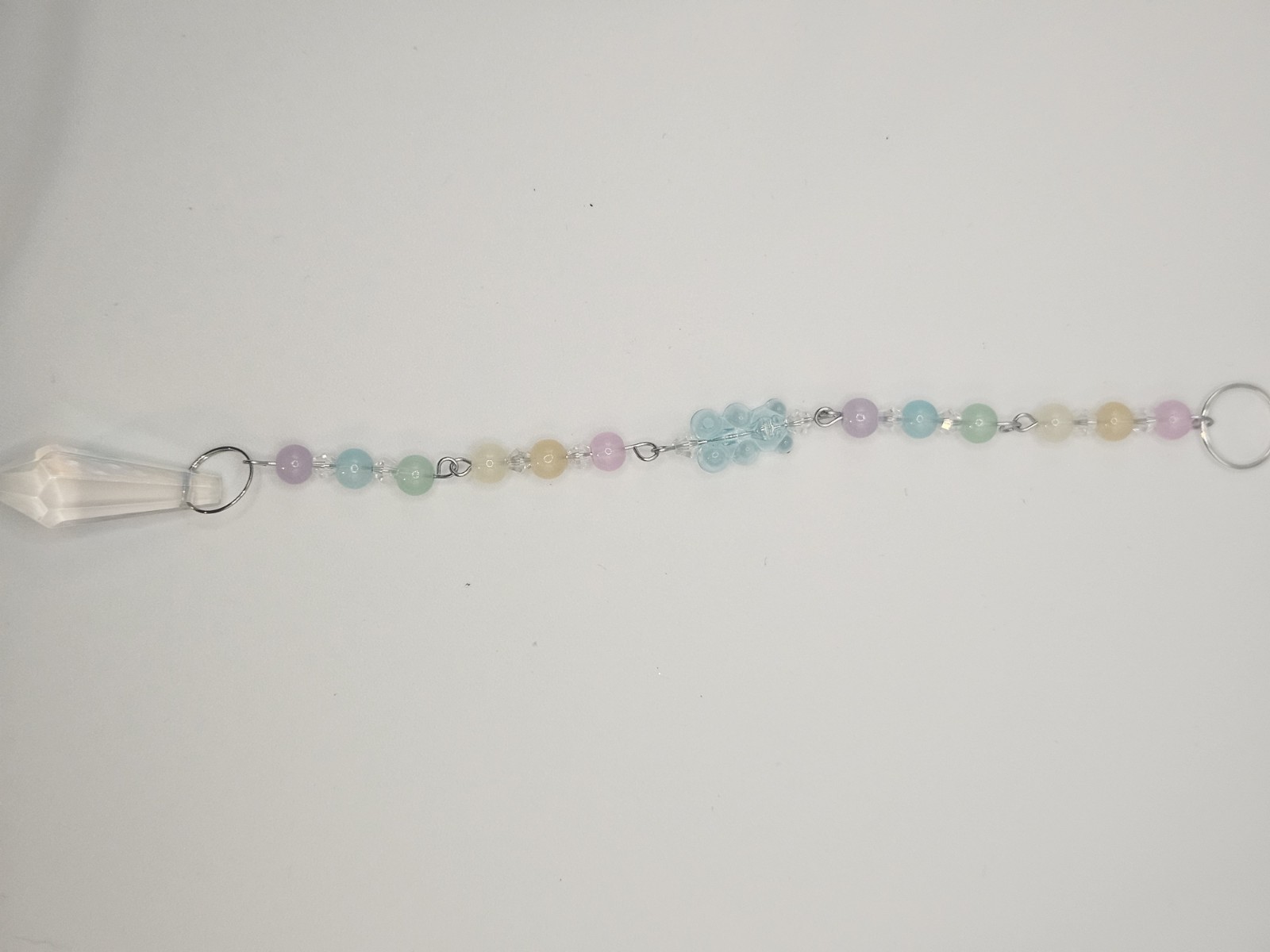 Handmade Suncatcher For Rearview Mirror Car Pastel Gummy Bear