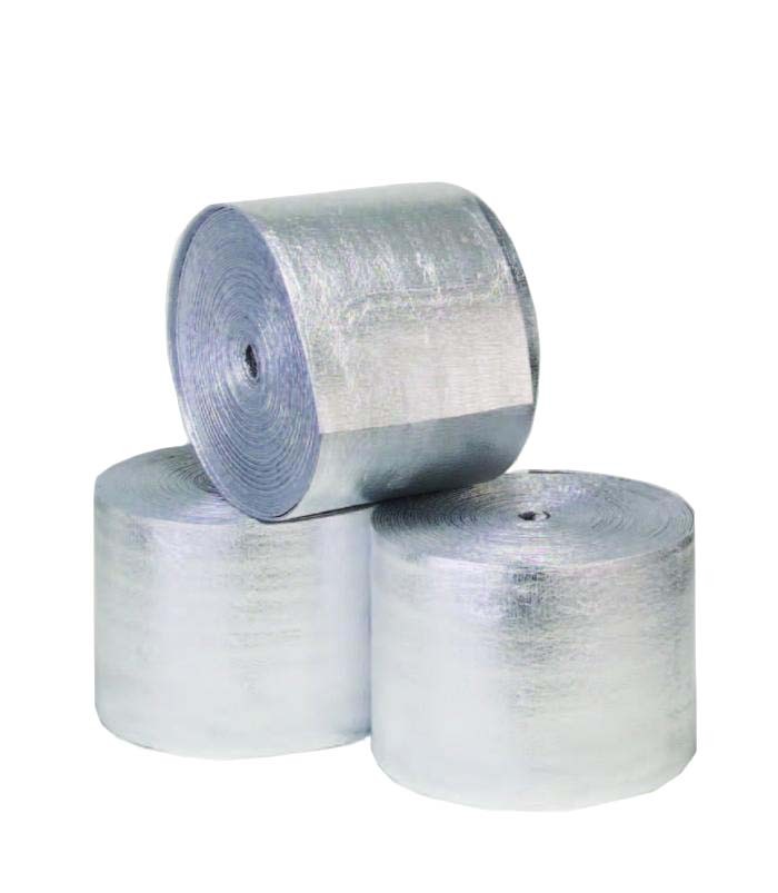 Reflective Foil Insulation Spiral Duct Pipe Wrap Foam Core 8" x 25' R8-24