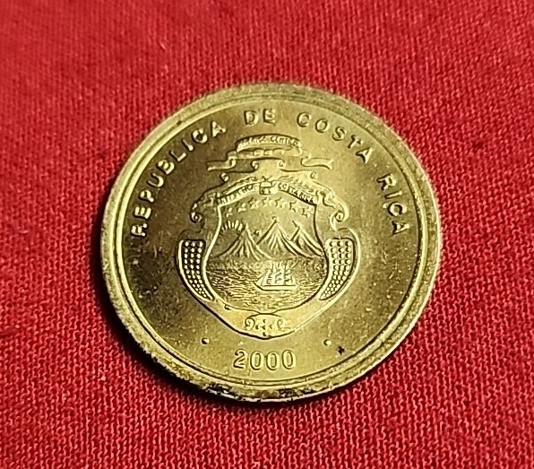 2000 Costa Rica 100 Colones Coin Old Rare Collectible Central America Coins