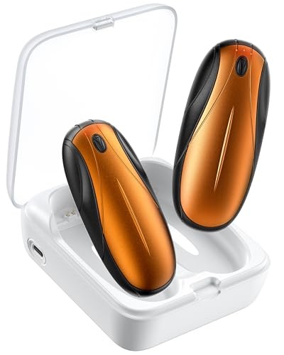 Hand Warmers Rechargeable 2Pack,14000mAh Electric Hand Warmers with orange