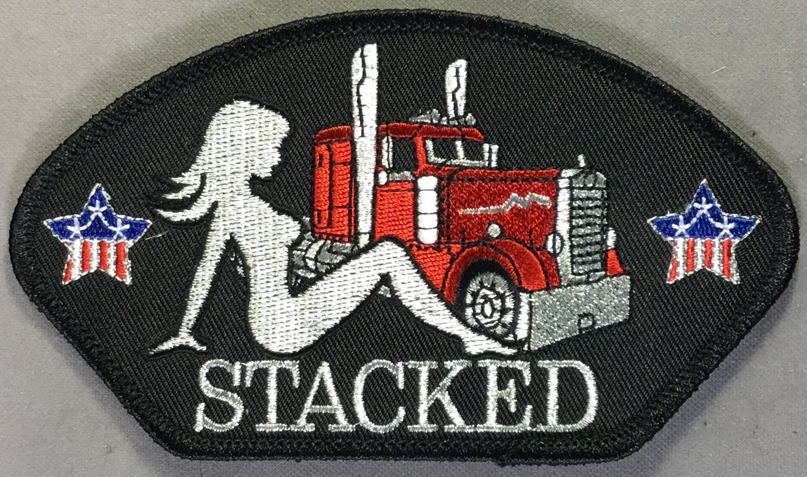 Stacked Trucker patch