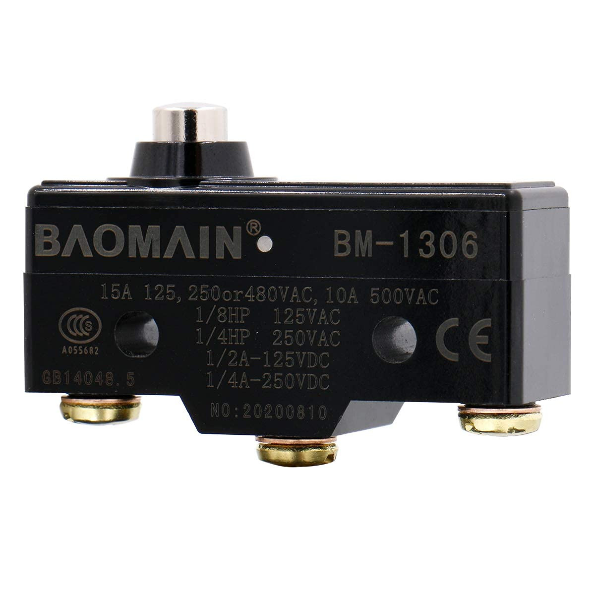Shortbush Typically 250VAC 15A Micro Switch BM-1306 (TM-1306) CE