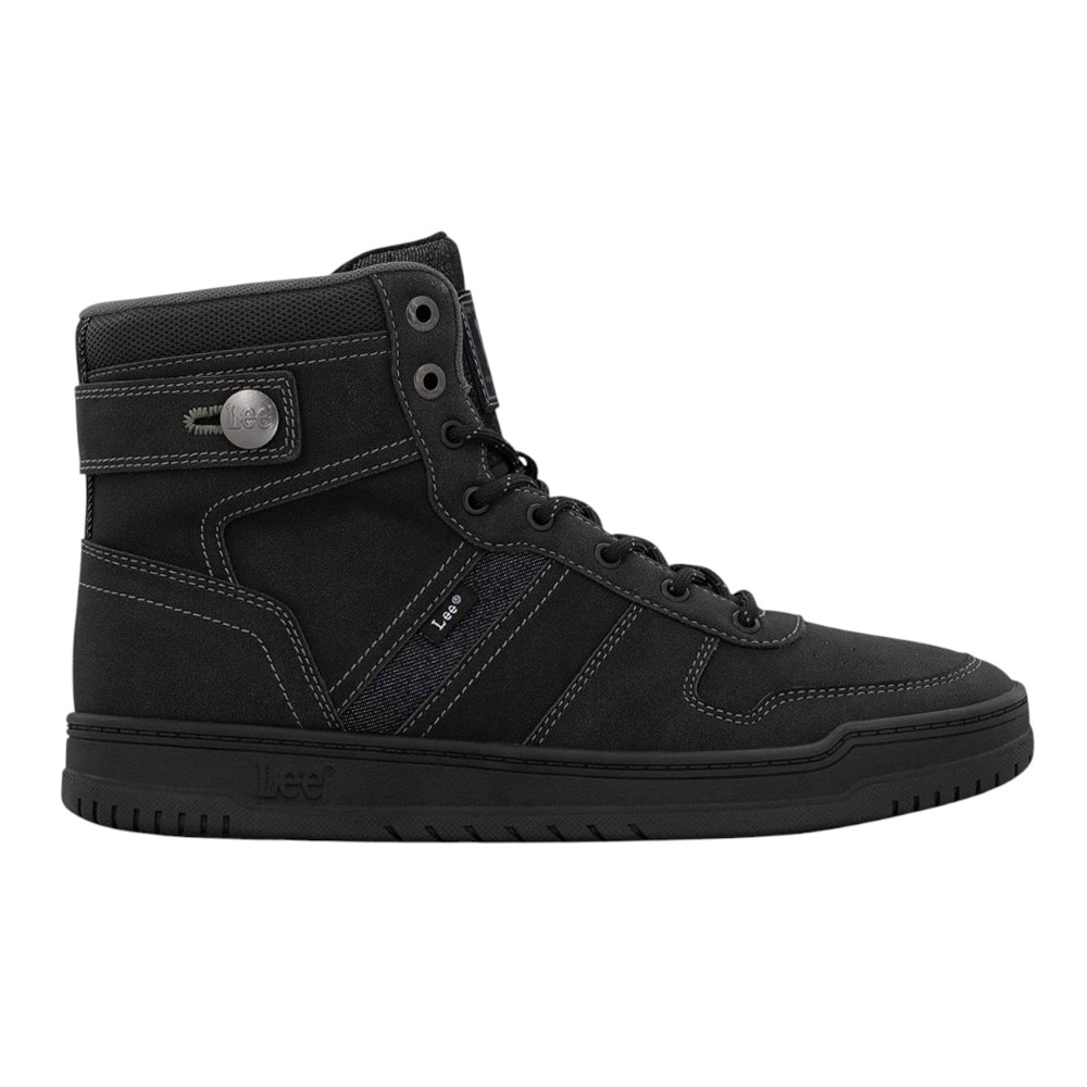 Lee Noah High Top  Mens Black Sneakers Casual Shoes M000038-001