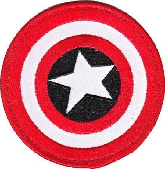 CAPTAIN AMERICA IRON ON MARVEL COMICS Embroidered Applique  P-MVL-0002