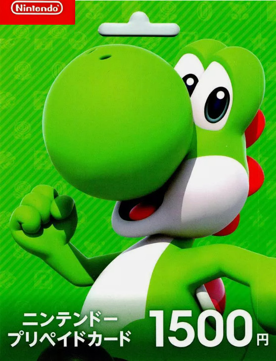 [NEW] Japan Nintendo eShop 1500 Yen Prepaid Digital Card(Japanese)