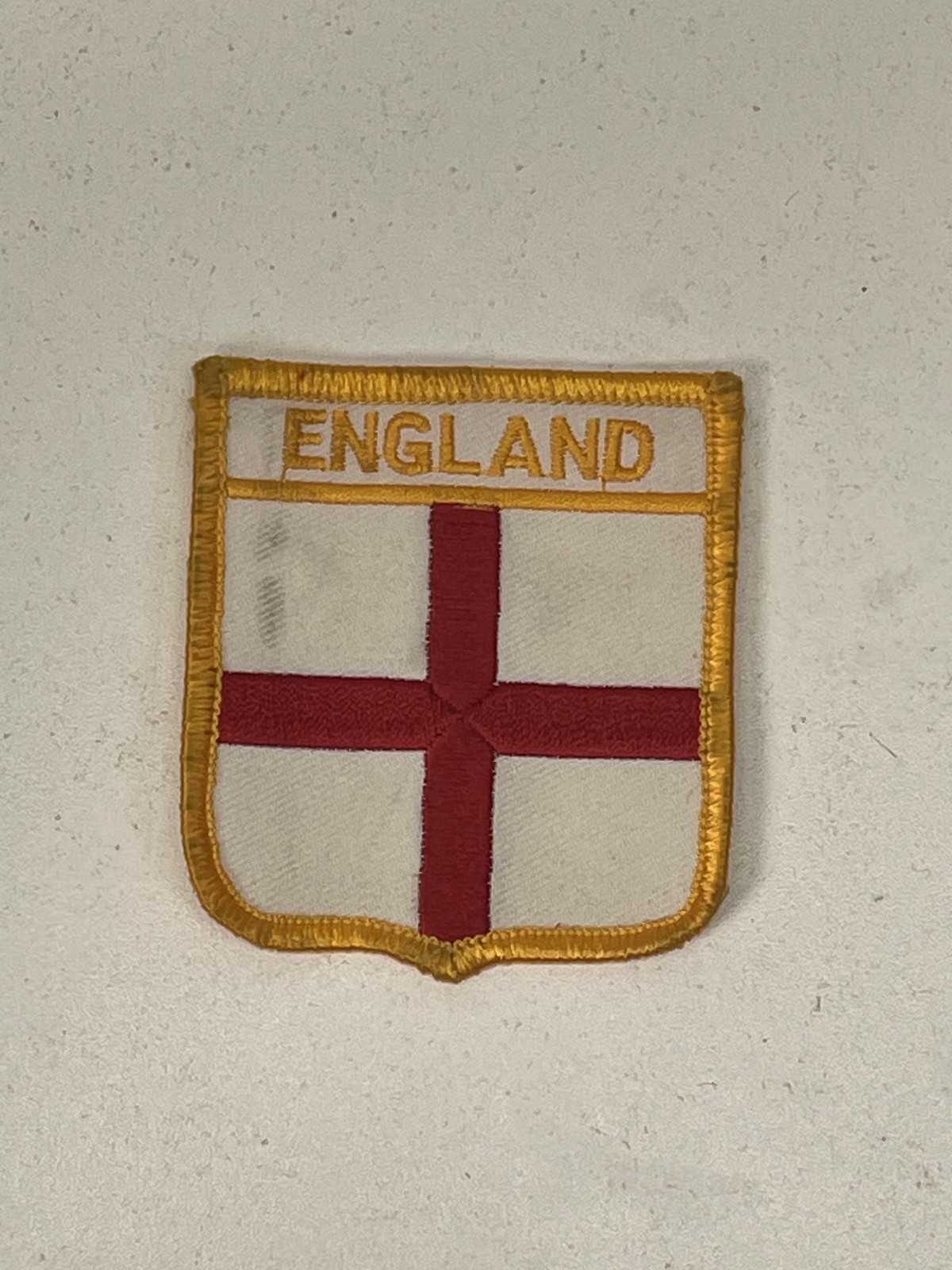 England Flag Shield Embroidered Patch Sew On Badge Militaria Collectible Uniform