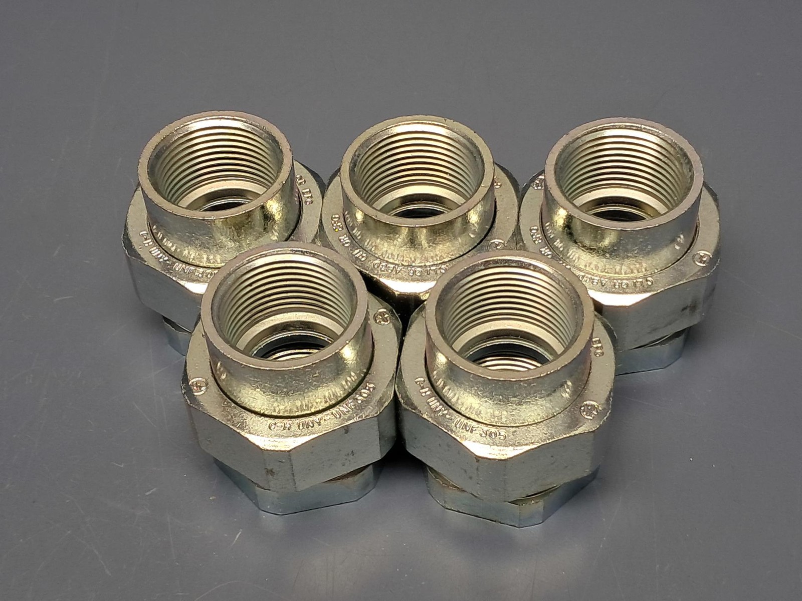 Lot of 5 EATON Crouse-Hinds 1" - UNF305 - Female Explosion Proof Union - NEW