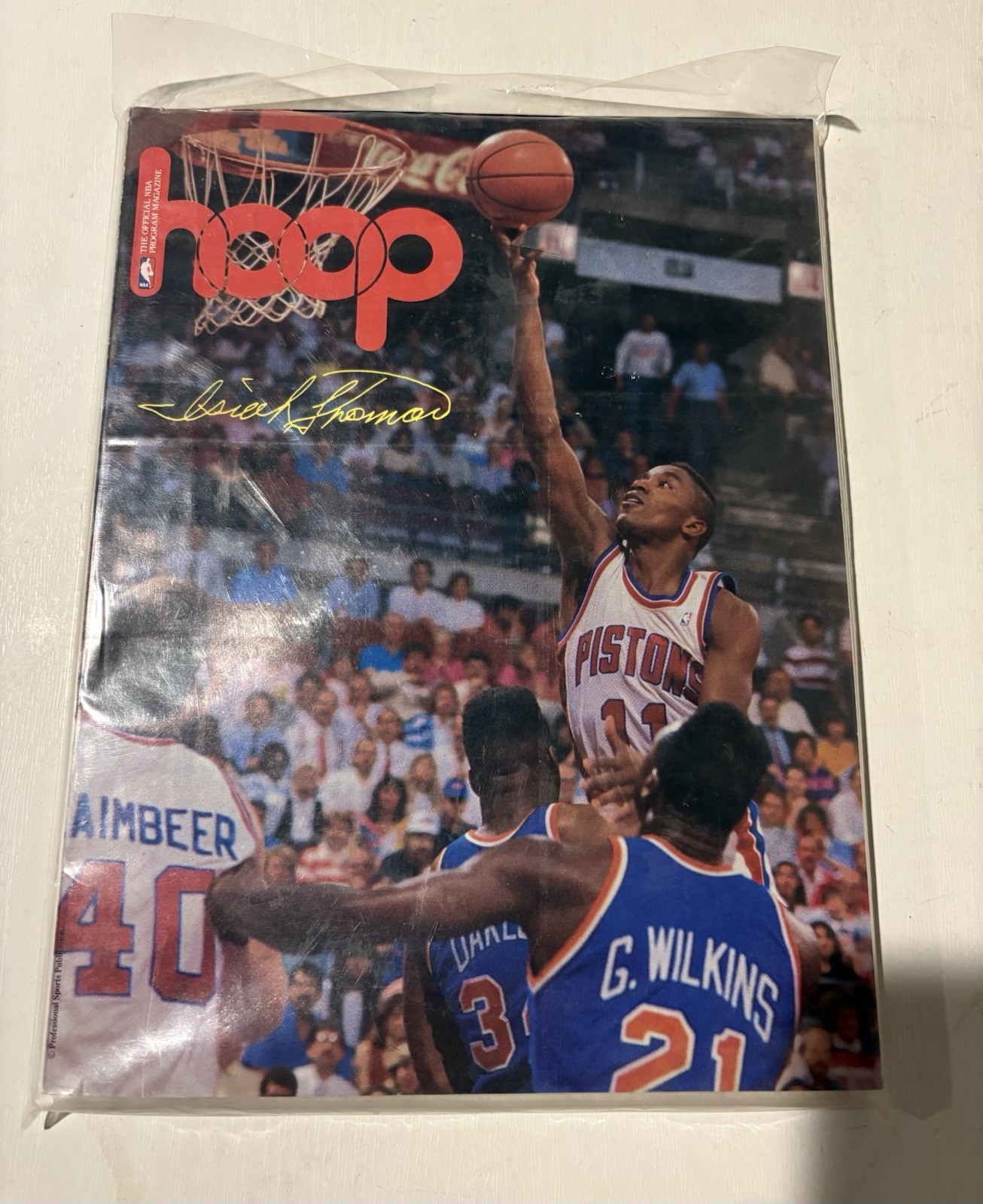 November 2, 1990 Milw Bucks vs Detroit Pistons Opening Night Program