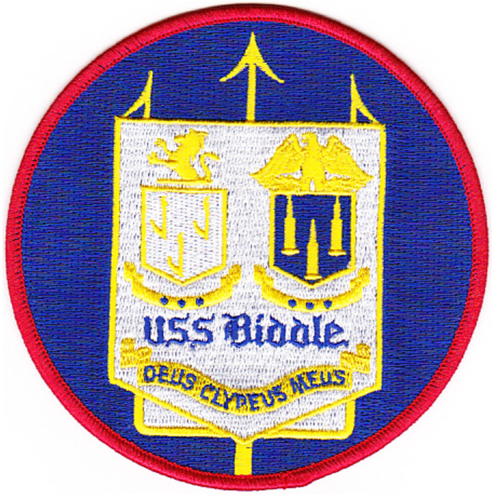 DDG-5 USS Biddle And Nato Crew Patch