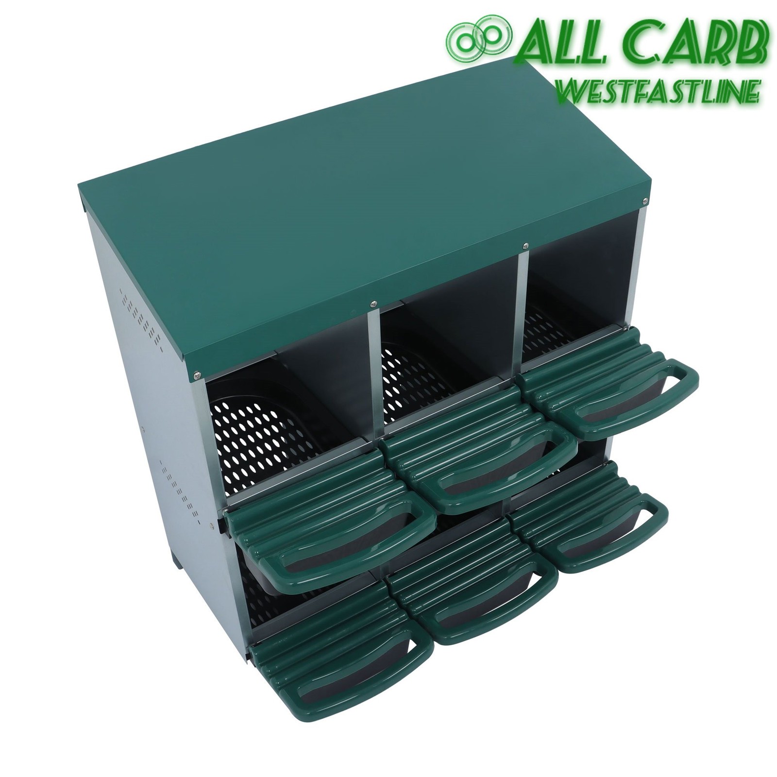 Nesting Boxes Chicken Egg Laying Nest Box For Chickens Hens 6 Compartment