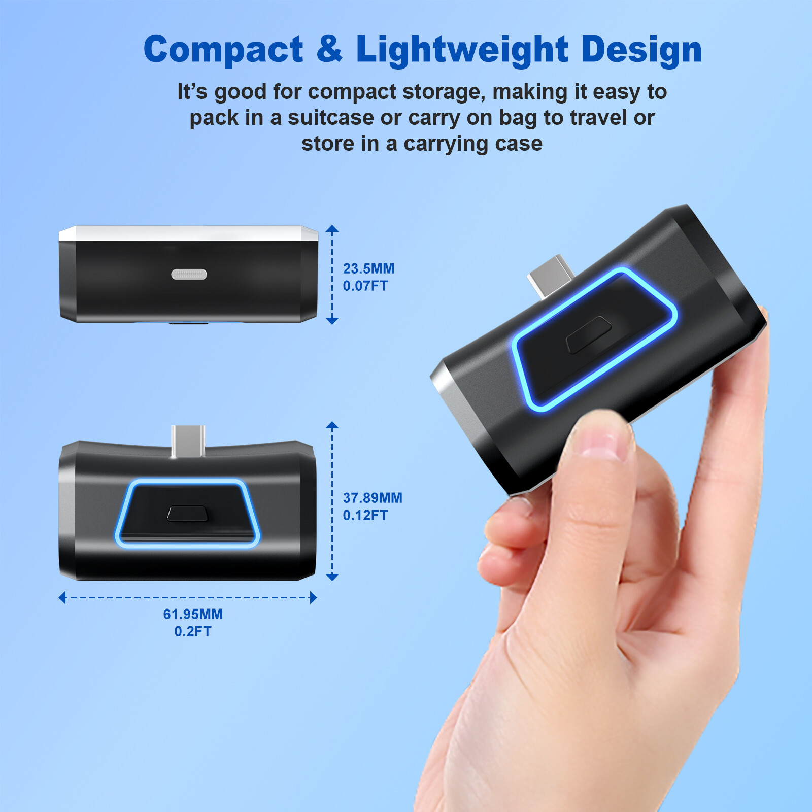 1900mAh Wireless Game Controller Charger Rechargeable Battery For PS5 Gamepad