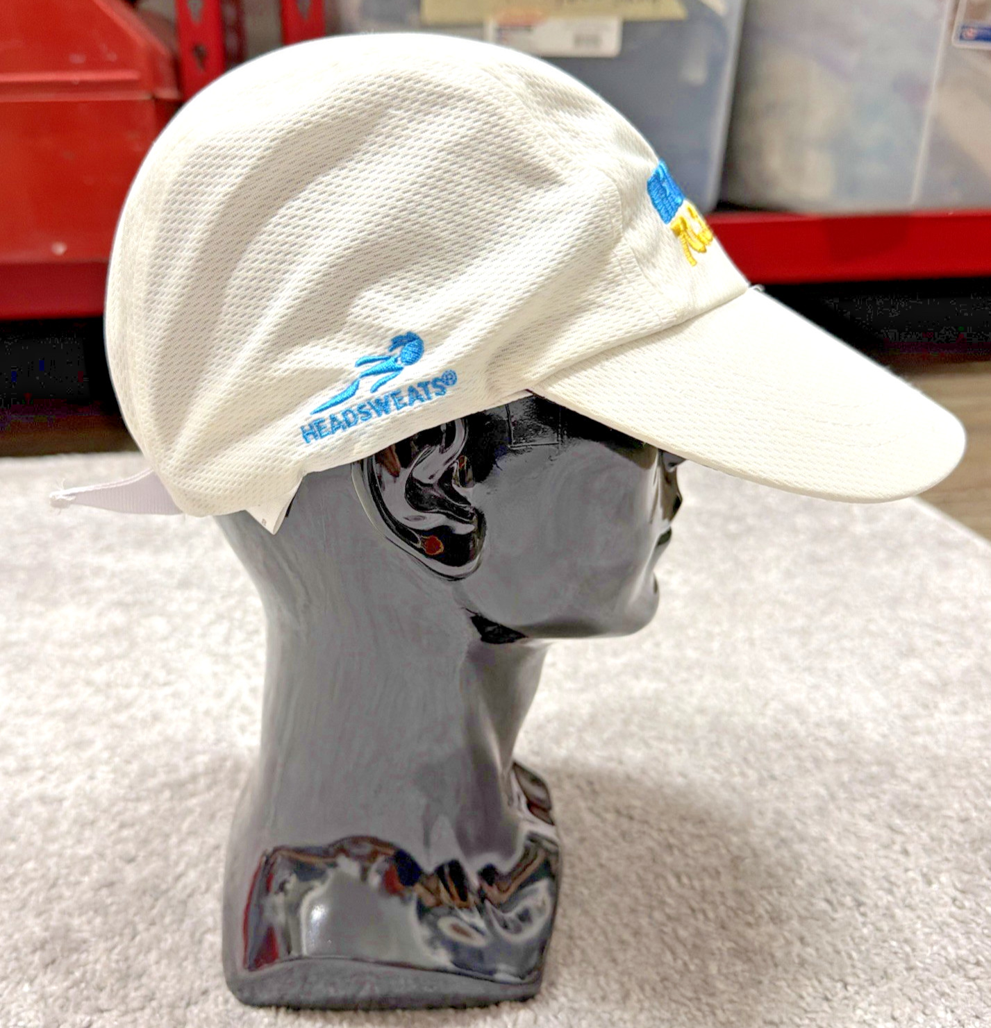 Ironman Triathlon 70.3 CA Ocean Side Men's OSFA Mesh Panel Hat Embroidered White