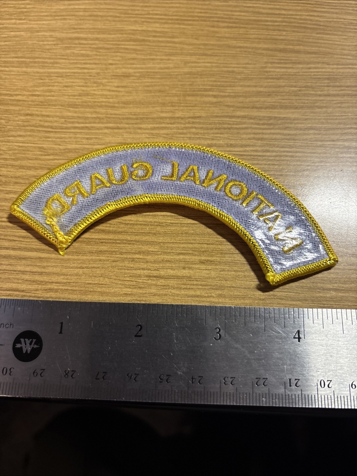 National Guard Rocker For 3 Inch Round Patch