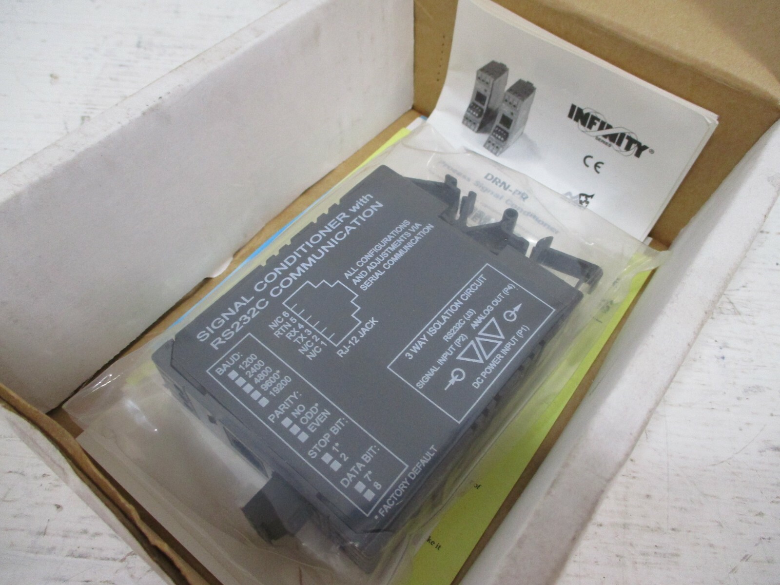 NEW Newport DRN-PR/N Infinity Signal Conditioner with RS232C Communication NIB