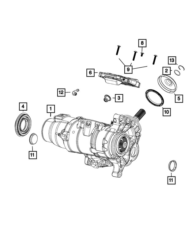 Genuine Mopar Transfer Case Actuator 68321349AE