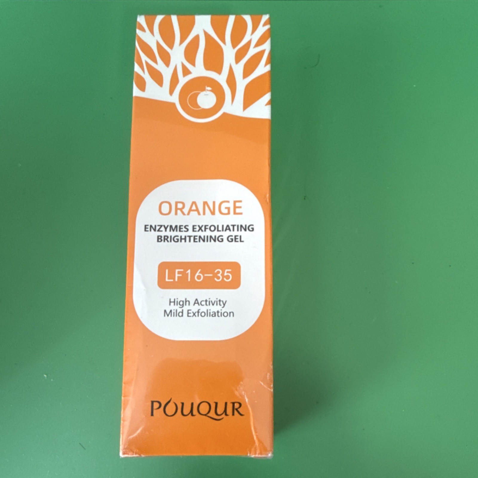 POUQUR Orange Enzymes Exfoliating Brightening Gel 3.5 fl oz Face Exfoliant