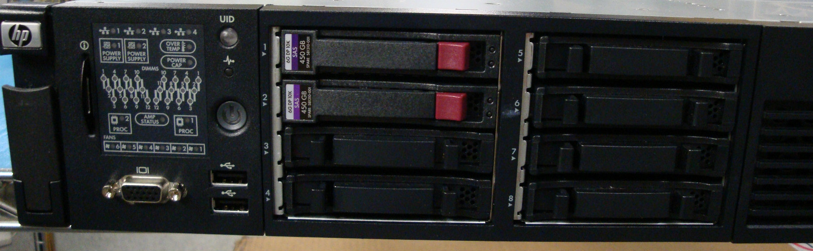 HP DL385 G7 AMD 6140 8 Core 2.6GHZ 48GB RAM 2 X 300GB SAS Hard Drives