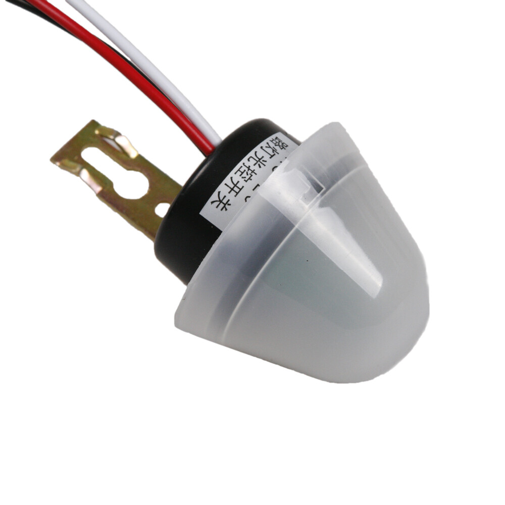 2PC AC/ DC 12V Ajustable Auto On Off Light Switch DC AC Photo Control Sensor US